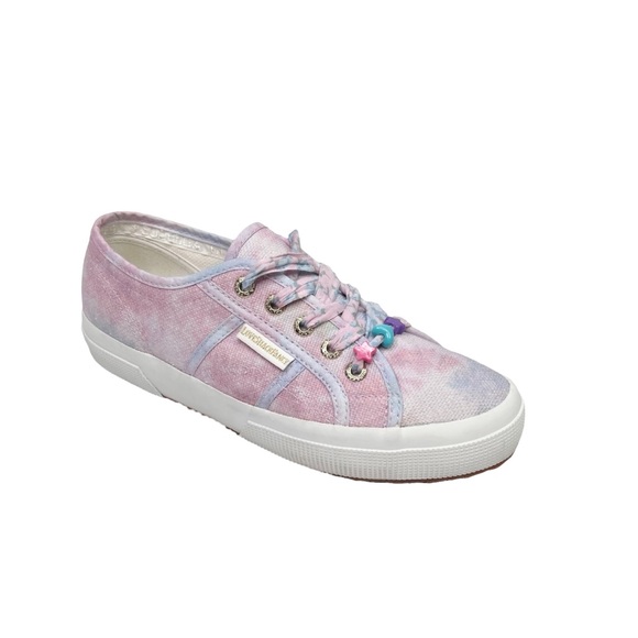 LoveShackFancy Shoes - LoveShackFancy x Superga 2750 Cotton Candy Lace Up Sneakers